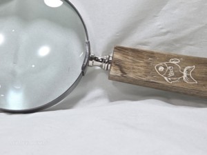 Handmade Wooden Handle Magnifying Glass Vintage Desktop Decorative Handheld Magnifier for Reading <b>Map</b> Office Decor Luxury Gift - Product Image 6