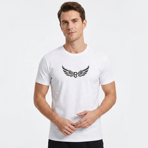 เสื้อยืดคอกลมผู้ชายทรงปกติ ผ้าคอตตอน 60% โพลีเอสเตอร์ 40% น้ำหนัก 320 กรัม สั่งพิมพ์ลายได้ ป้องกันขนร่วง ป้องกันยับ ขายส่ง - Product Image 2