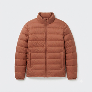 Nouvelles vestes matelassées à capuche pour hommes avec logo personnalisé, col montant, en latex matelassé - Product Image 1