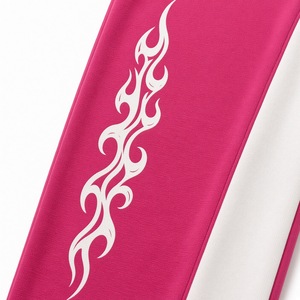 <b>Pink</b> <b>Men's</b> Flared Sweatpants Digital Graphic Printed Midweight Knitted Jogger <b>Trousers</b> Custom OEM Casual Wear - Product Image 4