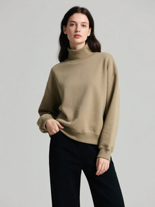 Sudaderas de Mujer de Alta Calidad OEM, Ropa Casual de Algodón, Sudaderas Holgadas de Invierno - Product Image 5