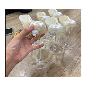 Tasse en coquillage naturel de haute qualité, faite à la main, décoration de maison de style côtier, cadeau inspiré de l'océan, fournisseur en gros du Vietnam, prête à être expédiée - Product Image 5