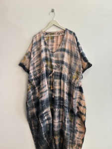 Wholesale Pack Of <b>Maxi</b> Printed Hand Tie Dye <b>Kaftan</b> Dress Luxury Women Comfy Dress - Product Image 2