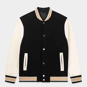 2026 New Arrival Customizable Letterman <b>Jacket</b> Premium Classic Button <b>Vintage</b> Baseball Custom <b>Varsity</b> <b>Jacket</b> - Product Image 1