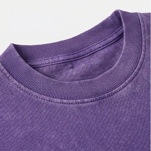 Camiseta de Algodón 100% con Lavado Ácido y Color Personalizado, Tallas Grandes, Estampado Gráfico, Camisetas para Mujer, Logotipo Impreso, Estilo Vintage - Product Image 4