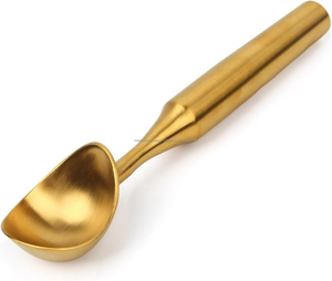 ที่ตักไอศกรีม คุกกี้ อลูมิเนียมทนทาน ป้องกันการกัดกร่อน ใช้กับเครื่องล้างจานได้ เป็นมิตรกับสิ่งแวดล้อม ชุบเงิน ด้ามจับตามหลักสรีรศาสตร์สำหรับ - Product Image 5