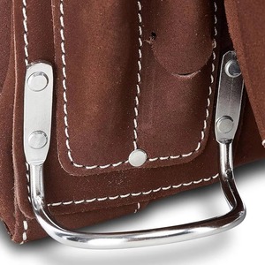 Latest Model Good Quality Heavy Duty <b>Leather</b> <b>Tool</b> Bag For <b>Working</b> Professional Factory Made Customize <b>Tool</b> Belt - Product Image 2