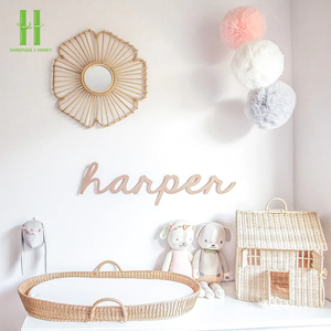 Décoration de chambre d'enfant et de salon moderne en rotin style bohème, mobilier en osier naturel 2026 pour chambre de bébé - Product Image 1