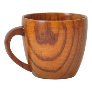 Taza de Madera Hecha a Mano, Taza de Café de Madera Maciza Natural con Acabado Rústico, Ecológica, para Cocina, Hogar y Comedor - Product Image 3
