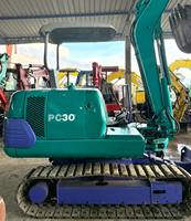 Mini-excavatrice KOMATSU PC30-7E de 3 tonnes avec moteur |   Chariot hydraulique compact certifié pour la vente et l'exportation dans le monde entier