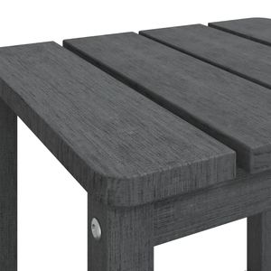 Table Adirondack de patio en PEHD, anthracite, 15x15x18.1 po - Product Image 6