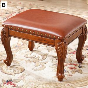 Modern Look Wooden ottoman <b>stool</b> made with premium quality of Wood perfect finishing - Product Image 1