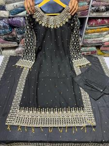 New chiffon plazo Original 3 <b>pc</b> <b>set</b> eid collection - Product Image 6