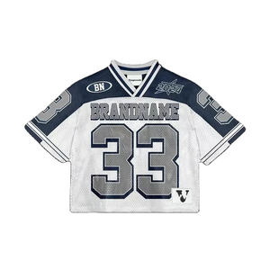เสื้อวิ่งตาข่ายระบายอากาศทรงโอเวอร์ไซส์ ผ้าฝ้าย 100% น้ำหนักเบา แห้งเร็ว เหมาะสำหรับออกกำลังกาย ฟุตบอล บาสเกตบอล ชุดกีฬาทีม - Product Image 4