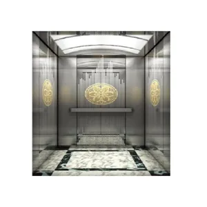 실내 고급 장식을위한 전문 엘리베이터 공장 400kg 4 층 홈 엘리베이터
