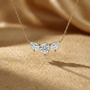 Wholesale 2.90Ct Lab Grown Diamond <b>Pendant</b> Pear Brilliant Cut Women's IGI Certified Lightweight 14K/10K <b>Gold</b> B2B Factory Direct - Product Image 1