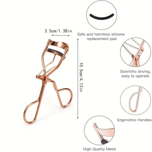 Precision Rose Gold Eyelash Curler Stainless Steel <b>Makeup</b> <b>Tool</b> for Eye Lashes Curling Beauty Instruments - Product Image 3