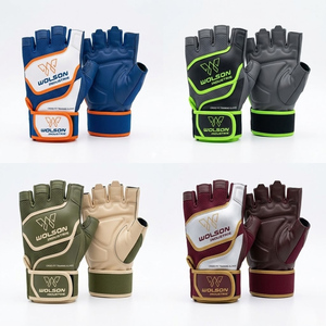 Premium Half Finger Weightlifting <b>Gloves</b> Comfortable Grip Workout Fitness <b>Training</b> Support for Men and Women Daily Use. - Product Image 3