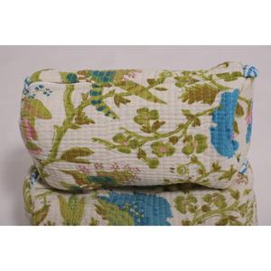 Bolsa de Maquillaje de Algodón Indio con Estampado de Tigre, Cierre de Cremallera, Ligera, Suave al Tacto, Ecológica, Bolsa de Cosméticos de Viaje Hecha a Mano - Product Image 3