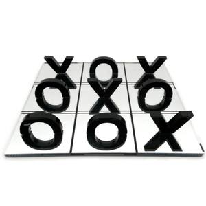 Juego de Tic Tac Toe con Espejo Grande, Decoración de Mesa de Acrílico Premium, Regalo Corporativo Único, Juego Minimalista de Tres en Raya - Product Image 2