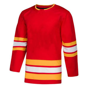 Maillot de hockey sur glace personnalisé imprimé par sublimation, respirant, en polyester, uniforme d'équipe, vente en gros OEM, qualité professionnelle - Product Image 6