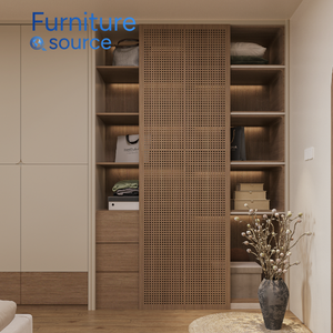 Armario de madera moderno y elegante, muebles de apartamento para el hogar de alta calidad, armario de almacenamiento para dormitorio que ahorra espacio, Hotel ajustable - Product Image 4