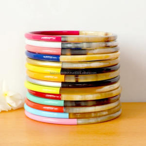 Brazalete de color de cuerno natural de excelente diseño con joyería de cuerno de búfalo y buey para Bodas de Falak World Export - Product Image 6