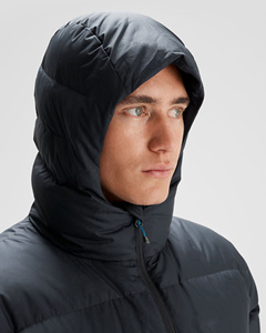 Custom <b>Men</b>’s Contrast Puffer <b>Jacket</b> For Winter Premium Outdoor Wear For <b>Men's</b> Windproof Zipper Closure Side Pockets <b>Men's</b> Coat - Product Image 4