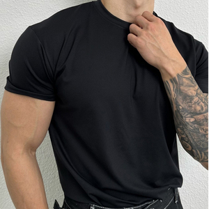 Camiseta de algodón orgánico sostenible personalizada para hombre, camiseta ecológica suave de verano para hombre - Product Image 3