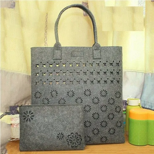 ผ้าสักหลาดไม่ทอสำหรับผลิตกระเป๋าถือ สีเทาเข้ม กล่องเก็บของแบบไม่ทอพร้อมหูหิ้ว สำหรับจัดระเบียบสิ่งทอภายในบ้าน - Product Image 2