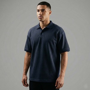 T-shirt en jersey 100 % coton tricoté épais avec logo personnalisé pour homme, coupe oversize, anti-plis, style streetwear, vente en gros - Product Image 1