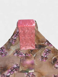 Tela Floral de Lujo Rosa Estampada con Diseño Suizo Dirac y Borde Bordado para Vestidos de Fiesta Somalíes - Product Image 6