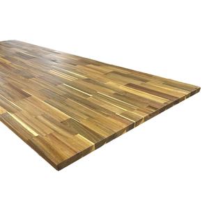 Estantes flotantes de encimera de tablero articulado de madera de Acacia de grado AB sólido para cocina, baño, decoración interior del hogar, uso Exterior - Product Image 1