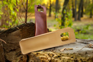 Bolsa de Transporte para Botellas de Vino de Cuero Genuino Ecológico Imra Impex, con Logotipo Personalizado y Diseño Duradero - Product Image 5