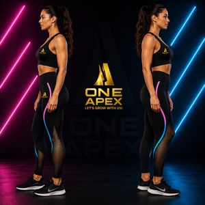 Women Compression Yoga Set Mesh Panel Leggings Sports Bra Fitness Gym Activewear Set - Product Image 2