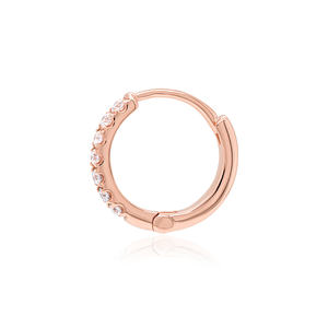 Pendientes de Aro Pequeños de Oro de 14K con Diamantes Cultivados en Laboratorio, 0.14 CT, Corte Brillante, Chapados en Rodio, Joyería Fina de Lujo con Certificación IGI, Venta al Por Mayor - Product Image 6