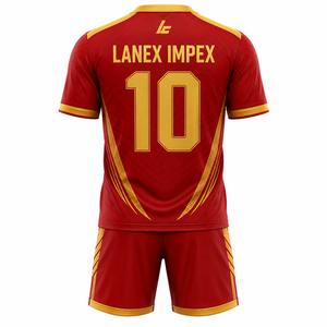 Uniformes de Fútbol Personalizados al por Mayor para Clubes y Equipos, Camisetas de Fútbol Profesionales con Pantalones Cortos y Calcetines a Juego con Logotipo - Product Image 3