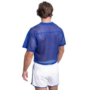 Jersey de Fútbol Americano Personalizado con Sublimación, Tela de Malla, Cuello en V, Unisex, Corto, Verano, MOQ Bajo, Precio Económico, Alta Calidad - Product Image 3