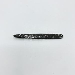 2025 vente en gros marque privée Logo noir et blanc épais métal acier inoxydable sourcils pince à épiler cils pince à épiler ciseaux - Product Image 1