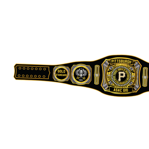 Pittsburgh ASAC GIO Team Championship Belt Gold Standard High Quality Sports Title Belt Exclusive Collector's Item - Product Image 3