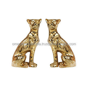 Support de bougie décoratif en laiton doré motif léopard pour la décoration intérieure, vente en gros, exportateur mondial - Product Image 6