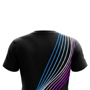 เสื้อยืดผู้ชายแขนสั้นพิมพ์ลายตามสั่ง สไตล์สตรีทแวร์ พิมพ์โลโก้ได้ - Product Image 5