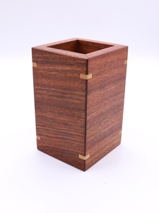 Round Rotating Art Supply Organizer <b>Wood</b> Pen Holder and <b>Desktop</b> Storage for Pencils Office Decor by blossom craft india - Product Image 6