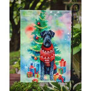 Kerry Blue Terrier Christmas <b>Garden</b> <b>Flag</b> Multicolor Decorative Mailbox <b>Flag</b> and Patio Artwork for Yard & Lawn for Flower Beds - Product Image 3
