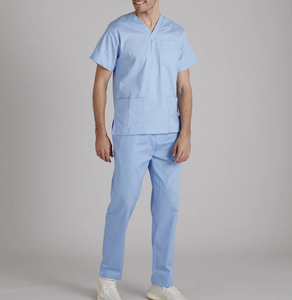 Meilleures ventes : Ensembles de blouses médicales unisexes respirantes, uniformes de fabricant en gros pour femmes et hommes, blouses d'infirmière en tissu doux - Product Image 3