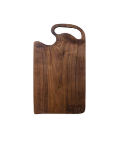 Planche à découper en bois naturel de qualité supérieure, faite à la main, planche à découper solide, planche de service pour la cuisine avec finition rustique et trou de suspension - Product Image 1