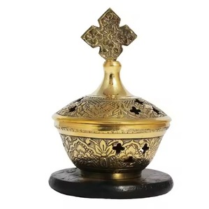 Trending Simple Design Brass Incense <b>Burner</b> With Star Cutouts Religious Aromatic Diffuser All-Season Use Incense <b>Burner</b> - Product Image 4