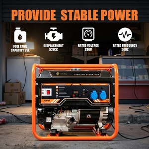 Generador de Gasolina de Tipo Abierto de 11.87kVA con Motor de 4 Tiempos Refrigerado por Aire, Frecuencia de 50/60Hz para Uso Doméstico en Cortes de Energía y Emergencias - Product Image 6