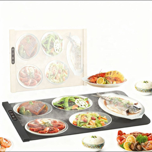 Foldable Plastic Portable Hot Plate Electric Food Warmer Tray with Touch Control Waterproof & Stain-resistant Multi-Function - Product Image 6