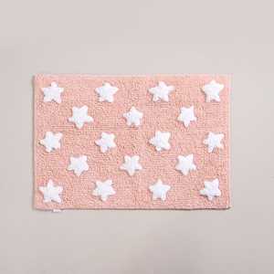 Tapis de bain en coton 100% - Design nordique/européen - Motif géométrique - Respectueux de l'environnement |   Luxe, absorbant, antidérapant, fabriqué à la machine - Product Image 1